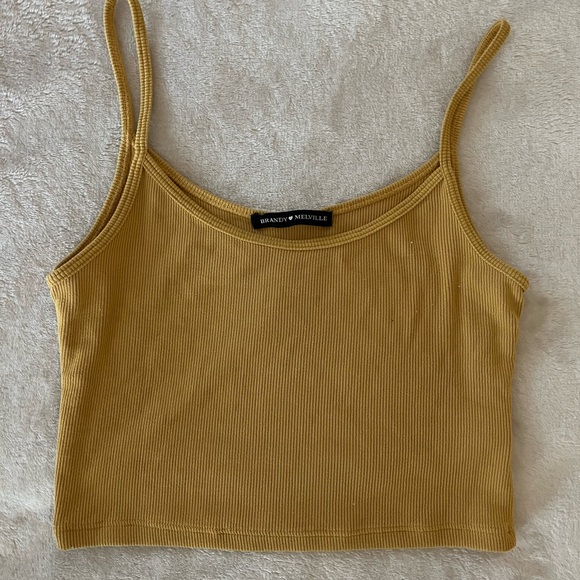 Brandy Melville mustard tank top